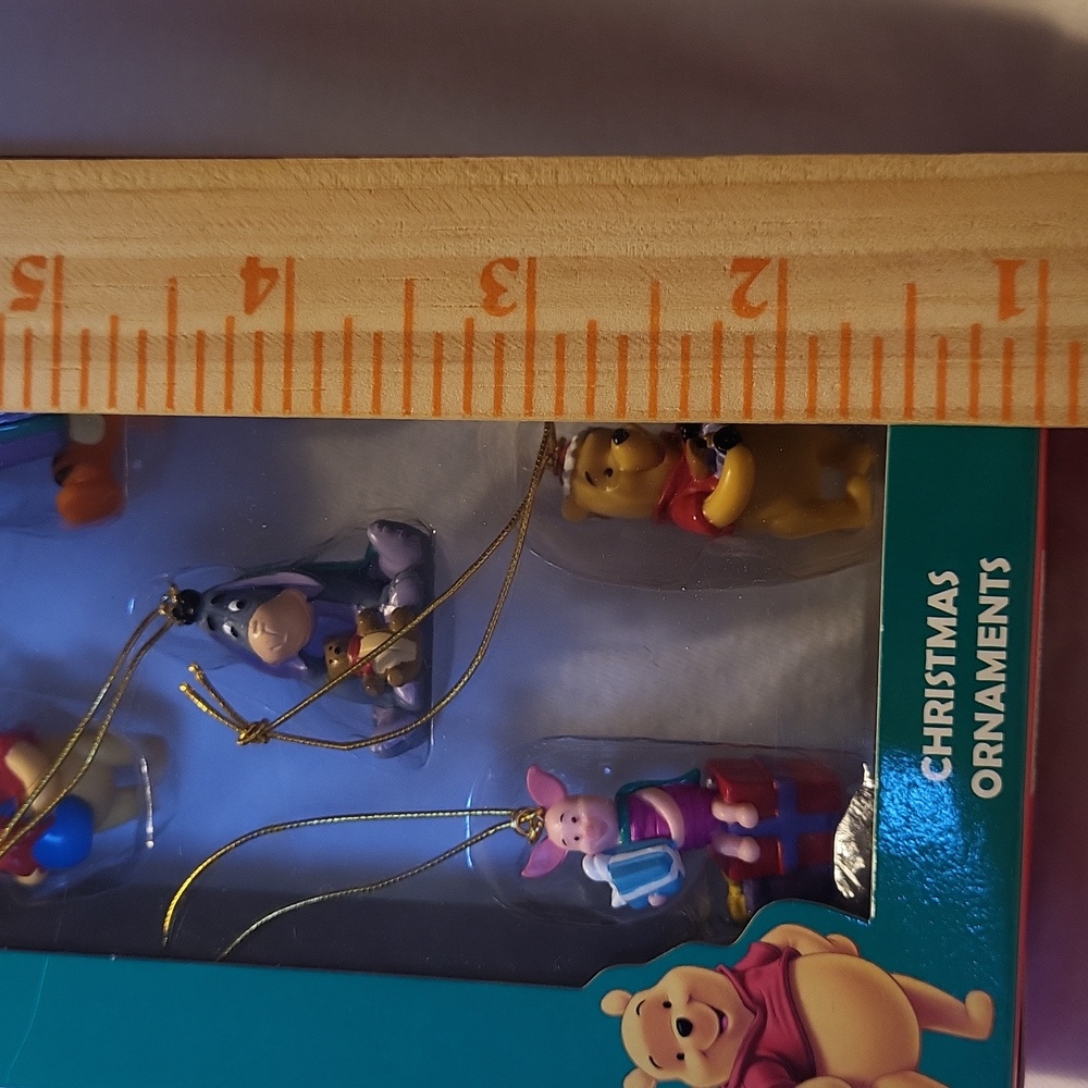 Winnie-the-Pooh Christmas ornaments set of 5 Eyore Piglet Tigger - Picture 9 of 9